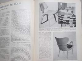 Form - Svenska Slöjdföreningens tidskrift 1947 årgång - möbler, konst, arkitektur, inredning, glass mm. -sisältää mm. artikkelin &quot;Program och Form&quot; Alvar Aalto