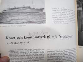 Form - Svenska Slöjdföreningens tidskrift 1947 årgång - möbler, konst, arkitektur, inredning, glass mm. -sisältää mm. artikkelin &quot;Program och Form&quot; Alvar Aalto