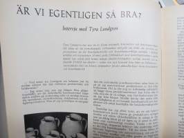Form - Svenska Slöjdföreningens tidskrift 1947 årgång - möbler, konst, arkitektur, inredning, glass mm. -sisältää mm. artikkelin &quot;Program och Form&quot; Alvar Aalto