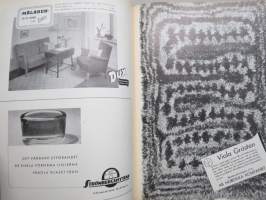 Form - Svenska Slöjdföreningens tidskrift 1947 årgång - möbler, konst, arkitektur, inredning, glass mm. -sisältää mm. artikkelin &quot;Program och Form&quot; Alvar Aalto