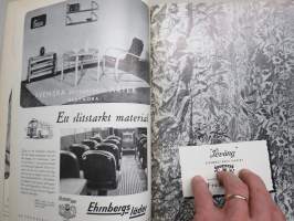 Form - Svenska Slöjdföreningens tidskrift 1947 årgång - möbler, konst, arkitektur, inredning, glass mm. -sisältää mm. artikkelin &quot;Program och Form&quot; Alvar Aalto