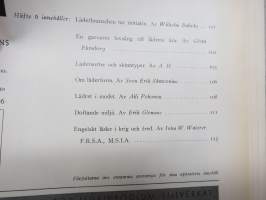 Form - Svenska Slöjdföreningens tidskrift 1947 årgång - möbler, konst, arkitektur, inredning, glass mm. -sisältää mm. artikkelin &quot;Program och Form&quot; Alvar Aalto