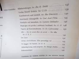Form - Svenska Slöjdföreningens tidskrift 1947 årgång - möbler, konst, arkitektur, inredning, glass mm. -sisältää mm. artikkelin &quot;Program och Form&quot; Alvar Aalto