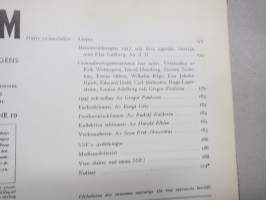 Form - Svenska Slöjdföreningens tidskrift 1947 årgång - möbler, konst, arkitektur, inredning, glass mm. -sisältää mm. artikkelin &quot;Program och Form&quot; Alvar Aalto