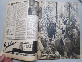 Die Woche Heft 53 1941 Dezember -saksalainen viikkolehti, sisältää Helsingin kirjeenvaihtjan Friedrich Egen artikkelin; &quot;Deutschland heisst auf finnisch &quot;Saksa&quot;, ym.
