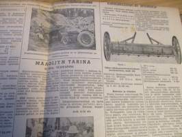 Maaseudun Koneviesti 1954 / 15/II elokuu II.sis mm Traktoriesittelymme,Massey-Harris Pony.Maaöljyn tarina II osa:tuotanto.Puimureita,Massey-Harris 630