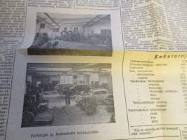 Maaseudun Koneviesti 1953 / 16 - Traktoriesittely Allis-Chalmers ,malli WD.Radio-esittely Celeston Universal.Rautatiestä,vetureista jaliikkuvasta kalustosta