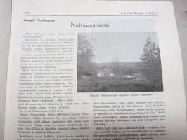 Säästäjän Joulu 1934 -Kansikuvitus Tapio Wirkkala!, Muinaisaikojen rahoista, Samuli Paulaharju - Nattavaarassa, Mika Waltari - Juhlapäivä, Anni Swan -kertomus, ym.