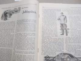 Säästäjän Joulu 1934 -Kansikuvitus Tapio Wirkkala!, Muinaisaikojen rahoista, Samuli Paulaharju - Nattavaarassa, Mika Waltari - Juhlapäivä, Anni Swan -kertomus, ym.