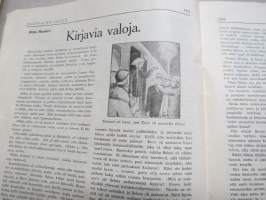 Säästäjän Joulu 1934 -Kansikuvitus Tapio Wirkkala!, Muinaisaikojen rahoista, Samuli Paulaharju - Nattavaarassa, Mika Waltari - Juhlapäivä, Anni Swan -kertomus, ym.