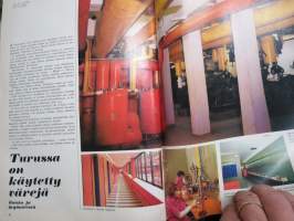 Värisilmä 1972 nr 5 -Suomen Värikauppiaat ry asiakaslehti, Kansikuva Juuso Walden