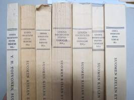 Suomen kielen etymologinen sanakirja 7-osainen, Lexica Societatis fenno-ugricae XII