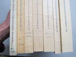 Suomen kielen etymologinen sanakirja 7-osainen, Lexica Societatis fenno-ugricae XII