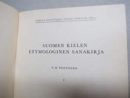 Suomen kielen etymologinen sanakirja 7-osainen, Lexica Societatis fenno-ugricae XII
