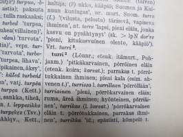 Suomen kielen etymologinen sanakirja 7-osainen, Lexica Societatis fenno-ugricae XII