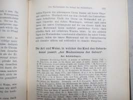 Lehrbuch der Geburtshilfe 1884 - Carl von Heidecken henkilökohtainen kappale, nimikirjoitus &amp; Ex Libris