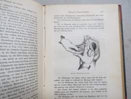 Lehrbuch der Geburtshilfe 1884 - Carl von Heidecken henkilökohtainen kappale, nimikirjoitus &amp; Ex Libris