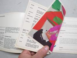 Uutta tekstiilitietoa - PMK Finncotton - ohjekirjanen / fabrics &amp; their care -guide