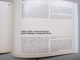 Uutta tekstiilitietoa - PMK Finncotton - ohjekirjanen / fabrics &amp; their care -guide