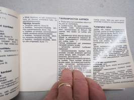 Uutta tekstiilitietoa - PMK Finncotton - ohjekirjanen / fabrics &amp; their care -guide