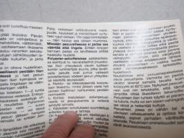 Uutta tekstiilitietoa - PMK Finncotton - ohjekirjanen / fabrics &amp; their care -guide