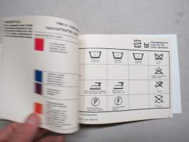 Uutta tekstiilitietoa - PMK Finncotton - ohjekirjanen / fabrics &amp; their care -guide
