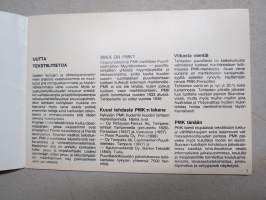 Uutta tekstiilitietoa - PMK Finncotton - ohjekirjanen / fabrics &amp; their care -guide