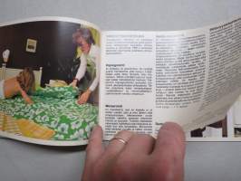 Uutta tekstiilitietoa - PMK Finncotton - ohjekirjanen / fabrics &amp; their care -guide