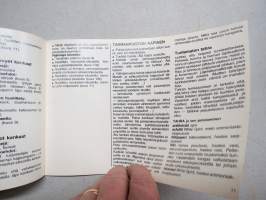 Uutta tekstiilitietoa - PMK Finncotton - ohjekirjanen / fabrics &amp; their care -guide
