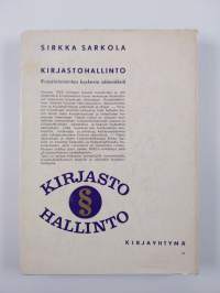 Kirjastohallinto