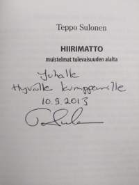 Hiirimatto : muistelmat tulevaisuuden alalta (tekijän omiste, signeerattu)