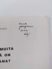 Keitä muita tässä on mukana? - viisi artikkelia verkostoista (tekijän omiste)
