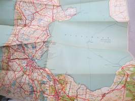 Oord Holland - Kompass Toeristenkaart -Pohjois-Hollanti, turistikartta