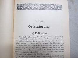 Nürnberg - Beckmann-Führer, mit Fürth nebst Umgebung -matkaopas- / karttakirja