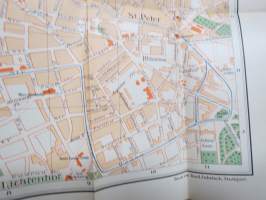 Nürnberg - Beckmann-Führer, mit Fürth nebst Umgebung -matkaopas- / karttakirja
