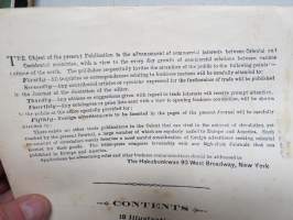 The Sun Trade Journal, Tokyo, 1908 Dec. 1st -japanilainen kaupankäyntiä ja liiketaloutta käsittelevä kuukausijulkaisu