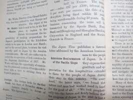 The Sun Trade Journal, Tokyo, 1908 Dec. 1st -japanilainen kaupankäyntiä ja liiketaloutta käsittelevä kuukausijulkaisu