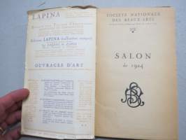 Salon 1924 - Societe Nationale Des Beaux-Arts - Grand Palais Des Beaux-Arts Champs Elysees, Paris Paperback – January 1, 1924 -art exhibition catalogue