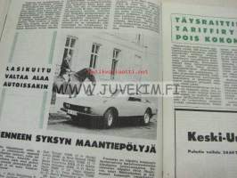Moottoriurheilu 1967 nr 21-22 Moottoriurheilu 1967 nr 21-22 DAF koeajossa. Saab 99 esitellään