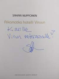 Aikamatka hotelli Viruun (signeerattu, tekijän omiste)