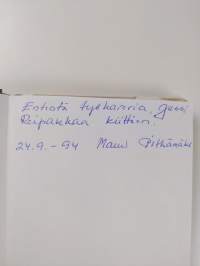 Mäkituvan poika muisteloo (signeerattu, tekijän omiste)