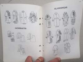 SOK Beklädningsfabriker i Helsingfors och Gamlakarleby  Prislista för hostsäsongen 1963 -SOK vaatetustehtaitten hintaluettelo / kuvasto