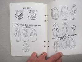 SOK Beklädningsfabriker i Helsingfors och Gamlakarleby  Prislista för hostsäsongen 1963 -SOK vaatetustehtaitten hintaluettelo / kuvasto