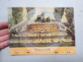 Fonoscope &quot;Around the World&quot; -äänilevypostikortti 45 rpm postcard record