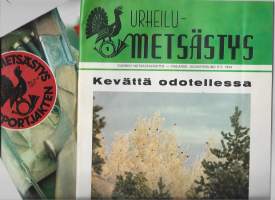 Urheilumetsästys 1974 nr 1 ja 1977 nr 3-4  yht 2 lehteä