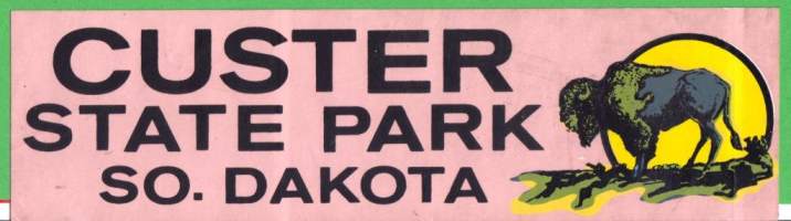 Tarra - Custer State Park, South Dakota, USA, 1977.  18 x 5 cm.