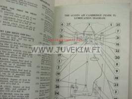 Austin A55 Cambridge Mark II Driver´s handbook -käyttöohjekirja