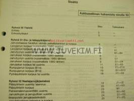 Volvo Huoltokäsikirja Korjaus ja huolto Osa 5 Jarrut 340 -korjaamokirjasarjan osa