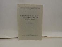 Kansakoulun uskonnon opetussuunnitelma vuosina 1912-1939