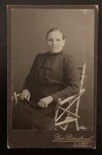 Uno Berglund, Lahti - Visiittikorttivalokuva/CDV